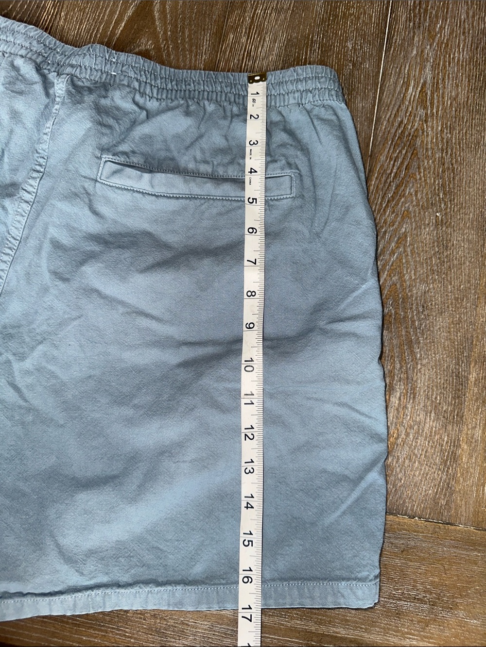 Madewell Men’s Pull-On Shorts XL Blue Gray Drawstring Casual Summer Shorts - Picture 10 of 10
